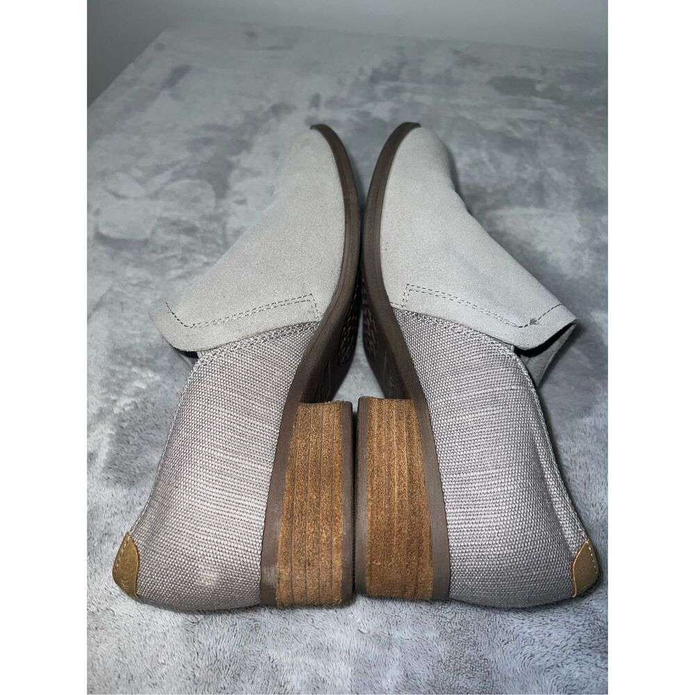 TOMS Women's Shaye Booties Drizzle Gray Suede 9.5 - Picture 6 of 8